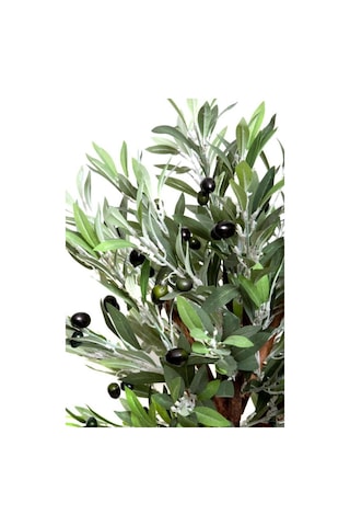 Yapay Zeytin Ağacı 120Cm Tek Gövdeli Doğal Gerçek Görünümlü Yapay