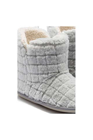 Twigy Twıgy Tw Edi Peluş Gri Kadın Ev Botu 37/41