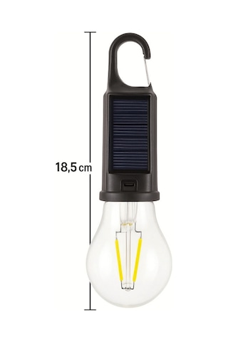 Usb Şarjlı + Güneş Enerjili Bahçe Balkon Teras Kamp Karavan Aydınlatması Lambası Solar Led Ampul