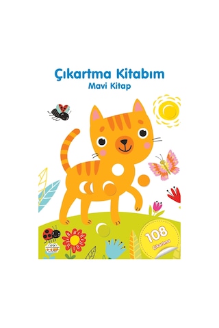 Çıkartma Kitabım Serisi Kırmızı, Mavi, Sarı Ve Yeşil Kitap Seti