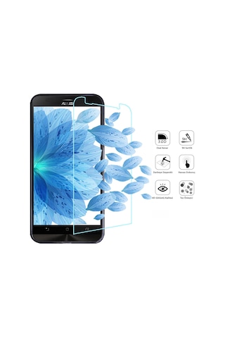 Asus (ZE550KL) Zenfone 2 Laser Ekran Koruyucu Temperli Cam