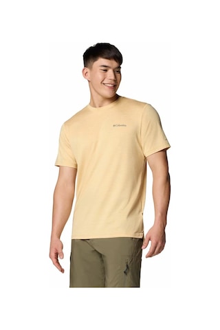 Columbia Tech Trail Utility Erkek Kısa Kollu Tişört-8179 Sarı
