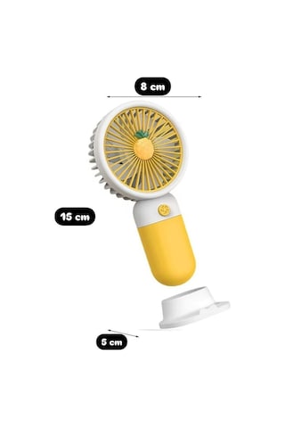 Taşınabilir Fan Soğutucu Mini Vantilatör Klima Güçlü Serinletici Şarjlı Masa Üstü Sessiz Standlı - S