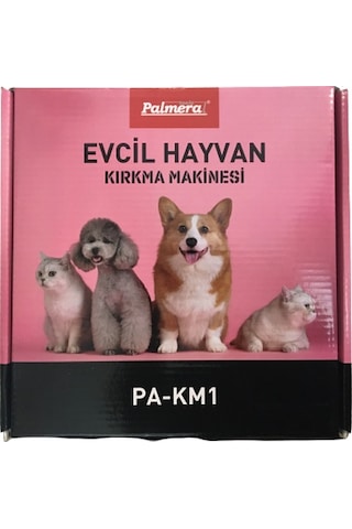 Palmera Kedi Köpek Kırkma Makinası Şarjlı Iki Akülü