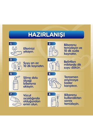 Bebelac Gold 2 Devam Sütü 6-9 Ay 800 G x 3 Adet 2400 G