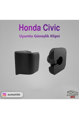Honda Cıvıc Uyumlu Güneşlik Klipsi Güneşlik Klipsi