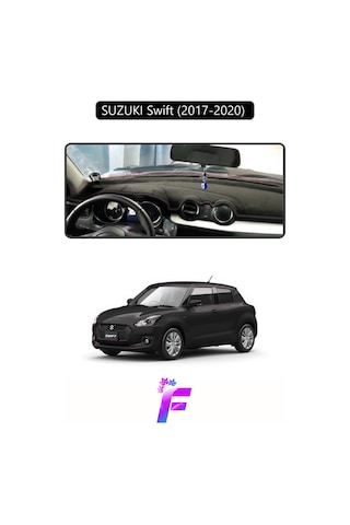 Suzukı Swift 2017-2020 Uyumlu Torpido Örtüsü Yansıma Önleyici Tam Koruma Hızlı Montaj K54