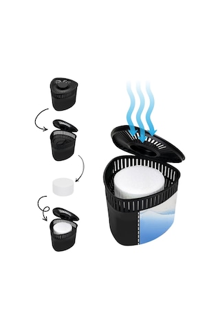 Siyah Limon Üçgen Nem Alıcı Aparat Rutubet Ve Koku Giderici 500 Gr