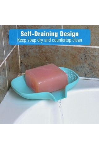 Besthome1 Sıvı Drenajlı Sabun Kutusu - Su Torkusu Hijyenik Saklama Kutusu Diğer