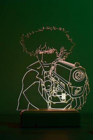 Modiwa Cowboy Bebop 16 Renkli Anime Gece Lambası