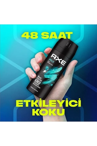 Erkek Sprey Deodorant Apollo 48 Saat Etkileyici Koku Vücut Spreyi 150 Ml 6 Adet Bskaxeapollo6
