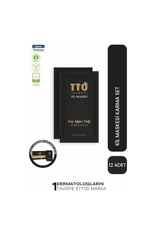 Tto Thermal Çay Ağacı Yağı İçerikli Kil Maskesi 12 x 10 ML
