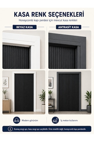 Akordiyon Kapı Perdesi Honeycomb Sürgülü Kapı Perdesi En0-100 Cm X Boy0-240 Cm