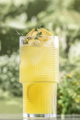Lav Helen Cam Meşrubat Bardağı 6'lı 400 ml (Büyük Su/Kokteyl/Soğuk Kahve Bardağı )