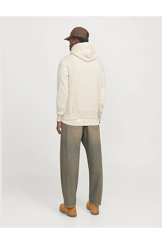 Jack & Jones Jack&jones Jorfrederiksberg Erkek Sweatshirt 12270541 Beyaz