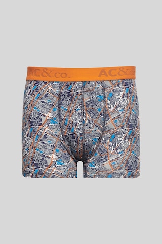 Ac&Co / Altınyıldız Classics Erkek Sıyah Turuncu 3'Lü Boxer Paketi 4A03231P3010Stcl Siyah - Turuncu