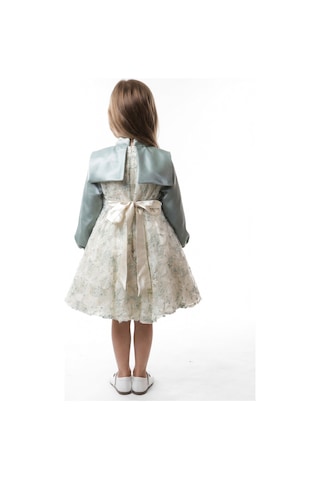 Xo Kids Kız Çocuk Elbise 7-11 Yaş 1104 Yeşil