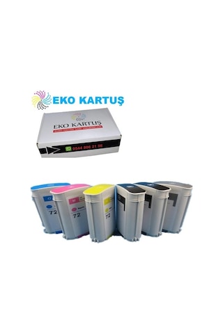 Eko Kartuş Hp T770 44-In 6 Renk Uyumlu Kartuş