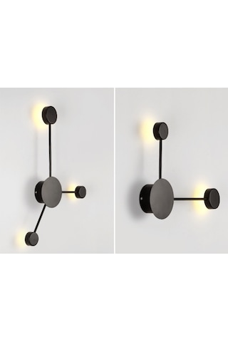 Simaavize Leuchte Modern Aplik -02 Siyah