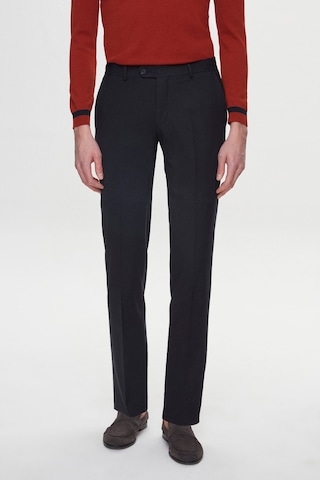 D's Damat Ds Damat Regular Fit Koyu Lacivert Düz Travel Kumaş Pantolon 6he03ob35320m 103