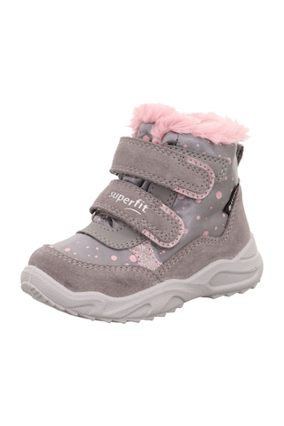 Superfit 1-009226 Glacier Çocuk Gri Gore-tex Bot Gri - Pembe