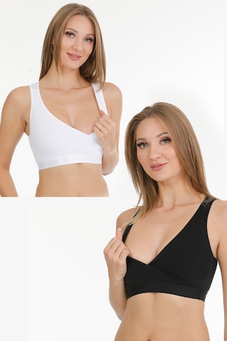 Par Lingerie Pl Emzirme Sporcu Büstiyeri 2'li Set