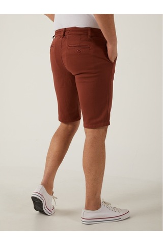 Kiremit Renk Chino Erkek Şort Kiremit
