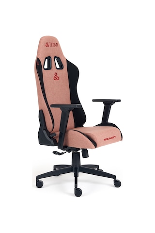 Titanseat Beast Roseum Kumaş Oyuncu Koltuğu Gri - Pembe