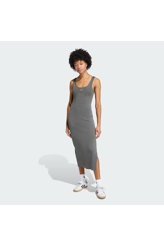 Adidas Essentials Washed Ribana Kadın Elbise C-adıke3163b30a00 Gri