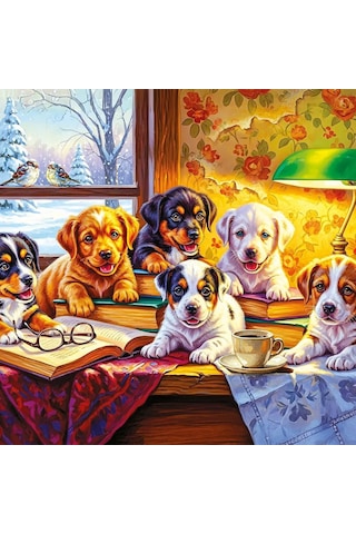 20091 Puzzle 500 Little Paws