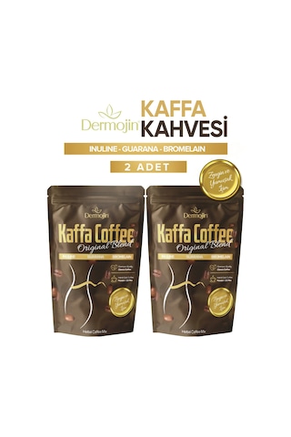 2 Adet - Kaffa Kahvesi Inulın , Bromelaın ,guarana Çözünebilir