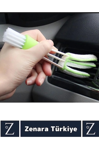 Araç İçi Zor Dar Hassas Yerleri Temizleyen Elektronik Otomobil Araç Klima İç Detay Temizleme Fırçası