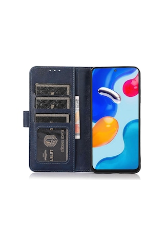 İphone Uyumlu 16 Plus Kılıf Pu Deri Çanta İnek Derisi Doku Standı Telefon Kılıfı