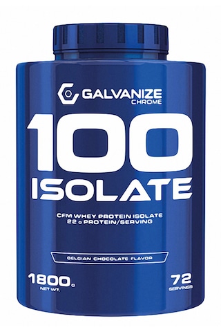 Galvanize Nutrition 100 Isolate Protein 72 Servis Belçika Çikolatası Çikolata