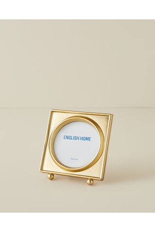 English Home Levina Mdf Çerçeve 10x10 Cm Kahve Gold