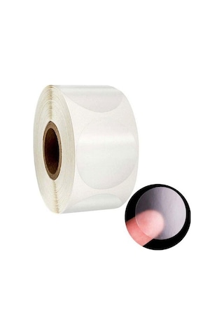 Zuidid Yuvarlak Kesim Şeffaf Çıkartma Bant Etiket 1000 Adet 30 MM
