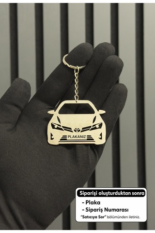 Plakanıza Özel Toyota Auris Paslanmaz Çelik Anahtarlık Plakanıza Özel Toyota Auris Paslanmaz Çelik Anahtarlık