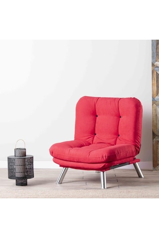 Pafu Misa Tekli Kanepe - Kırmızı Diğer