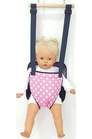 Kız - Erkek Bebek Hoppala (Zıp Zıp) Pembe Yürüteç