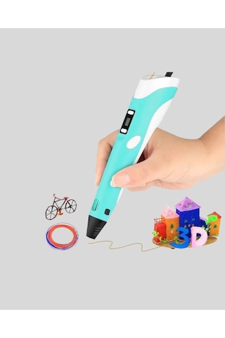 Mey İthalat 3d Kalem Ergonomik Ve 1.75 Mm Filament Destekli Fdm Yazıcı Kalemi