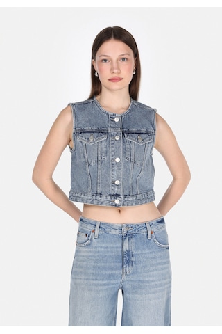 Colin's Colins Slim Fit Kadın Mavi Yelek Cl1074989 Q1.v1 Dn44352 Denim