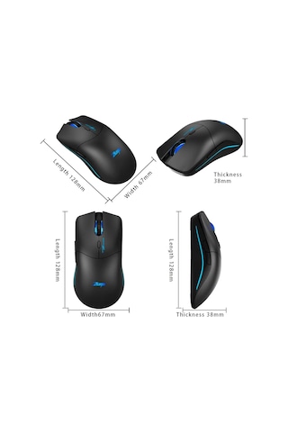 Zelotes Master F-22 3200 DPI Kablosuz Oyuncu Optik Mouse