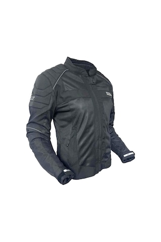 Forte Gt 2001057 Dark Night 4 Mevsim Kadın Motosiklet Montu Siyah