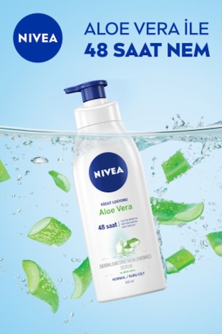 Nivea Aloe Vera Nemlendirici Serum Vücut Losyonu 2 x 400 ML