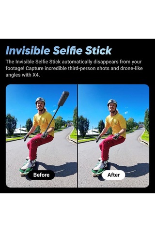 Insta360 X4 Su Geçirmez 8k 360 Aksiyon Kamerası Cınsabma
