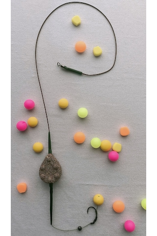 Inline Kurşun'lu Sazan Takımı 14 Mm Sarı Pop Up'lı