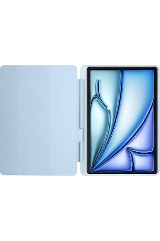 Apple Uyumlu iPad, Air 11 10.9 Inç Air 4 5 6 2020 2022 2024 Kılıf Kalem Bölmeli Stadlı Uyku Modlu Akıllı Case Kılıf