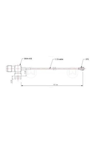 Antenna Home Ahcg.102 Sma/b-ıpx Rf Kablo 12cm