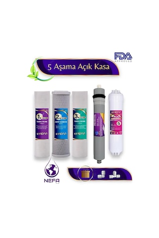 Tüm Açık Kasalar Ve İhlas Aura -compact- Uyumlu 5 Li Filtre Seti