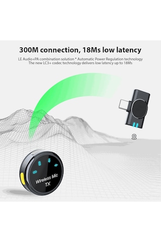Maiyame Kablosuz Manyetik Mikrofon Seti - Gürültü Azaltmalı, Şarjlı Kutusu İle Canlı Yayın Ve Kayıt İçin